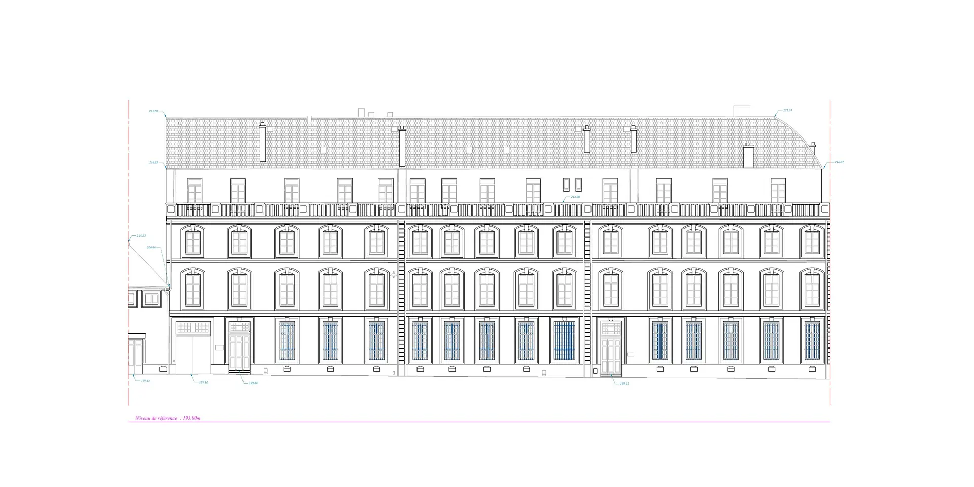 Plan de façade - Vectorisation