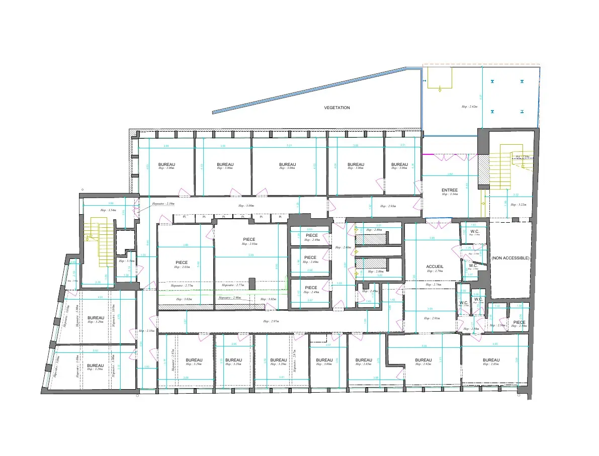 Plan d'intérieur - Détails structurels